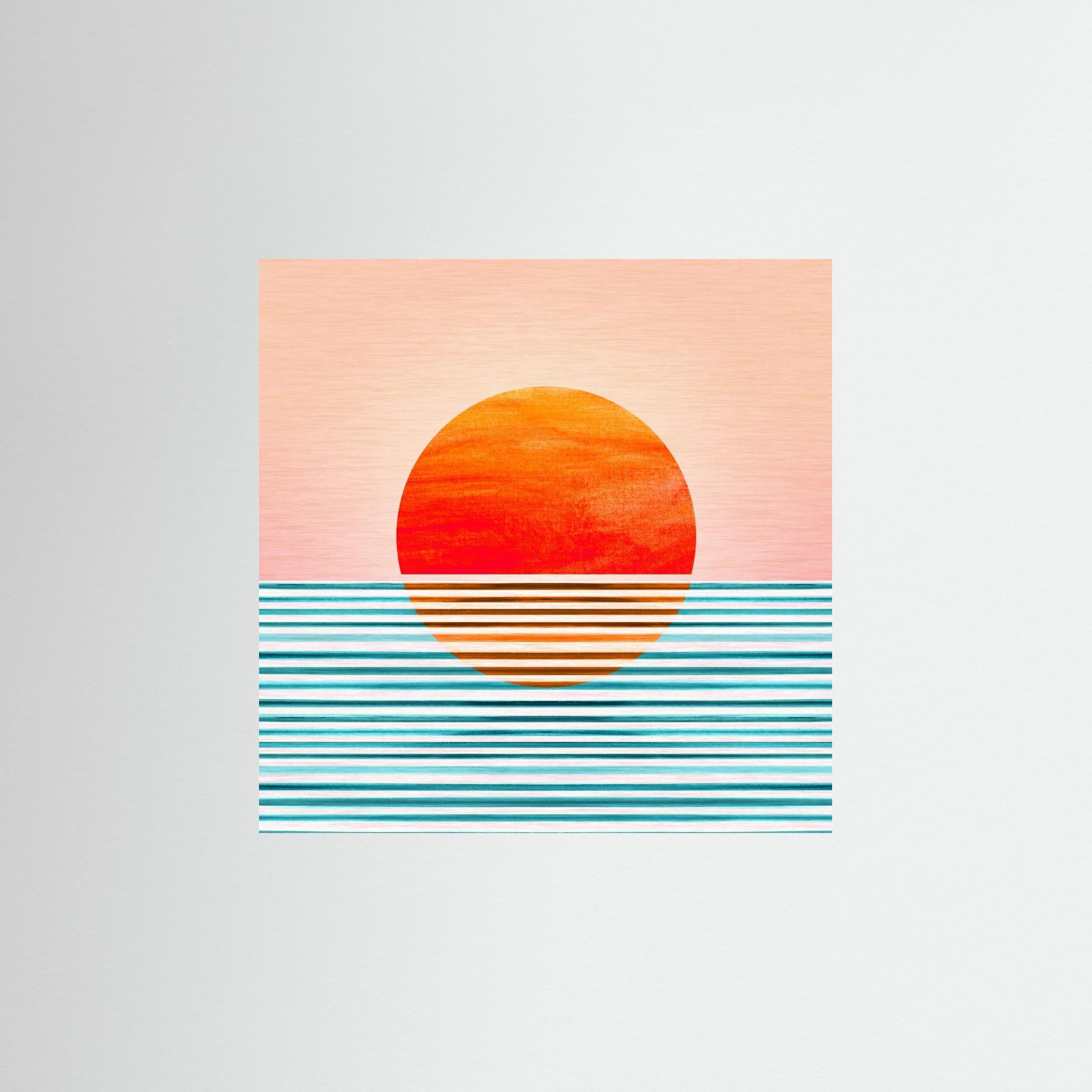 Minimalist Sunset III by Kristian Gallagher
